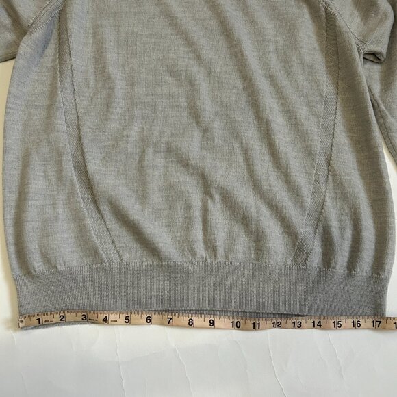 Lululemon Simply Wool Merino Knit Sweater pullover Heather Starlight Gray READ - Picture 14 of 14